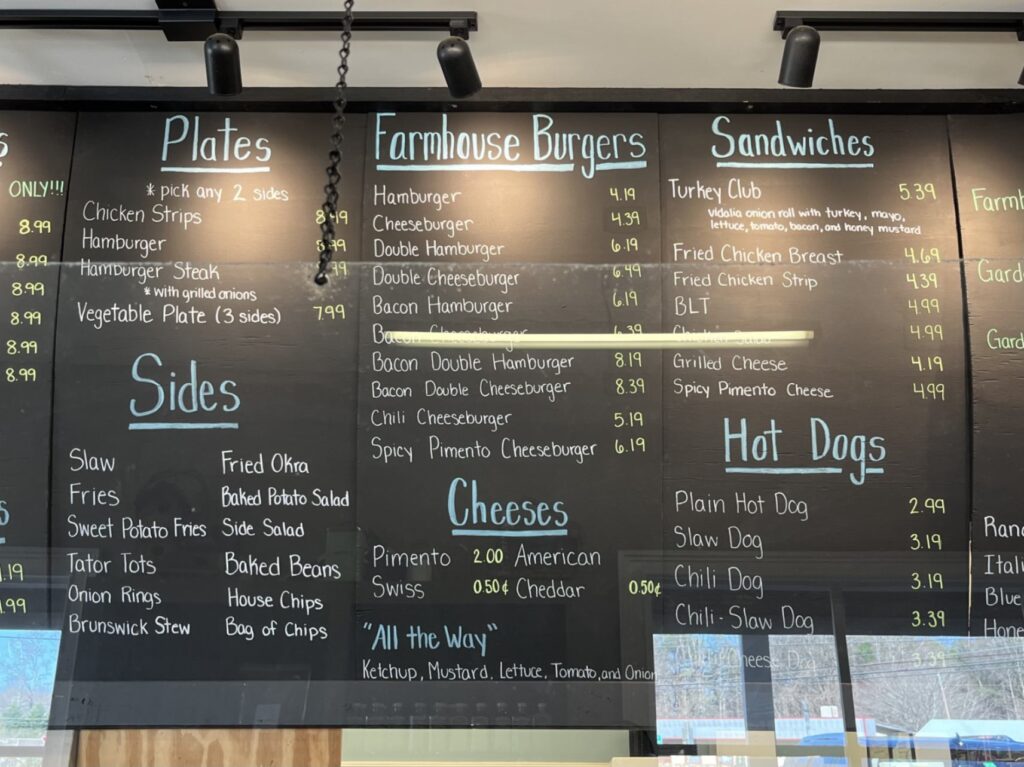 Blue Creek Menu 7